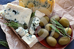 Roquefort cheese composition