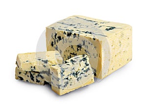 Roquefort cheese with mildew photo