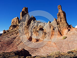 He Roques de GarcÃ­a in the Teide National Park on Tenerife, a strikingly shaped