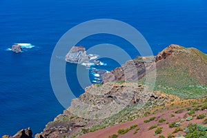 Roques de Salmor at El Hierro, Canary islands, Spain