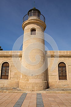 Roquetas del Mar lighthouse Costa de AlmerÃÂ­a, AndalucÃÂ­a Spain photo