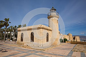 Roquetas del Mar lighthouse Spain photo