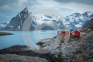 Rorbu cottages, Lofoten, Norway