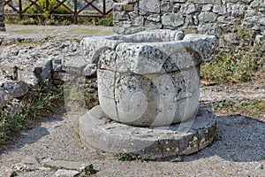 Rosafa Fortress Plateau with Well in Shkoder, Albania