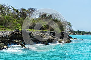 The Rosario Islands. Caribbean coral reef, near Cartagena, Colombia