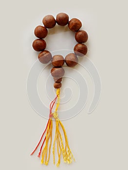 Rosary or beads made with inauspicious