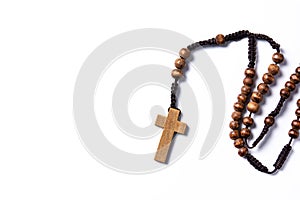 Rosary cathloic cross photo
