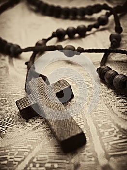 Rosary cross