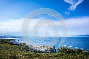 Rosas Gulf in Costa Brava from Montgo Cape , Catalonia, Spain