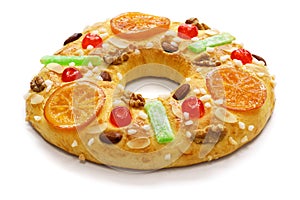 RoscÃ³n de reyes, Spanish Kingâs cake photo