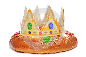 Roscon de reyes, spanish three kings cake