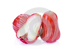 Rose apple isolated on white background