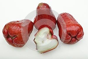 Red rose apple