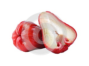 Rose apples or chomphu isolated on white background