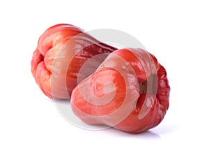 Rose apples or chomphu isolated on white background