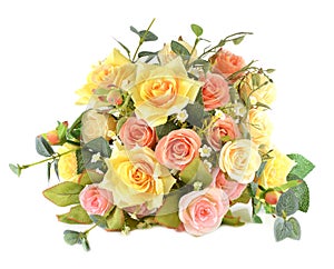 Rose, artificial flowers bouquet