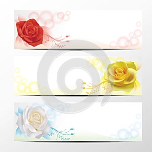 Rose banner collection 1