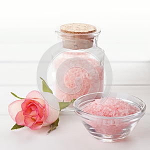 Rose bath salt