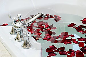 Rose bathtub