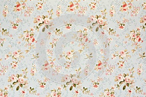 Rose floral tapestry wallpaper