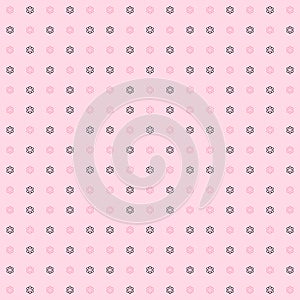 Rose flower pattern. Seamless vector background