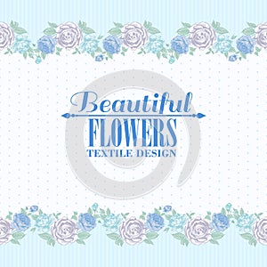 Rose frame invitation card.