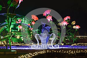 Rose Garden at Wilanow Royal Garden of Light