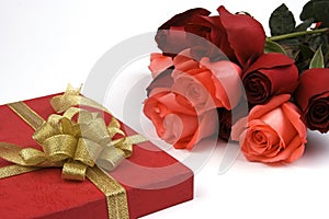 Rosen geschenkbox 