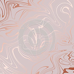 Rose gold. Abstract decorative background. Rose marble