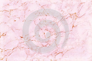 Rose gold marble texture background with high resolution for interior decoration. Tile stone floor in natural pattern