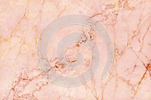 Rose gold marble texture background with high resolution, top view of natural tiles stone floor in luxury seamless glitter pattern