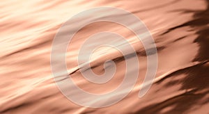 Rose Gold Wavy Abstract Background