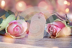 Rose greetings for valentines day