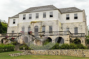 The Rose Hall Great House in Montego Bay, Jamaica. Popular tourist attraction.