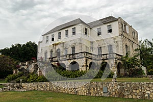 The Rose Hall Great House in Montego Bay, Jamaica. Popular tourist attraction. photo