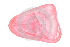 Rose (pale pink) quartz gemstone