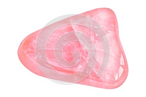 Rose (pale pink) quartz gemstone photo
