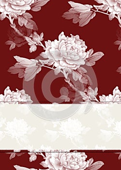 Rose Pattern Background