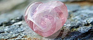 Rose Quartz Heart A Symbol Of Love And Compassion