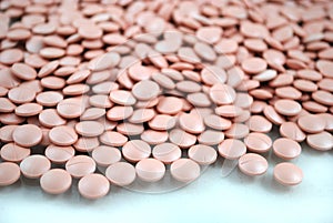 Rose round tablets
