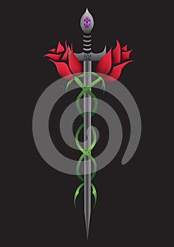 Rose sword photo