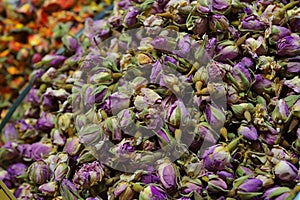 Rose tea in Egyptian Spice Bazaar