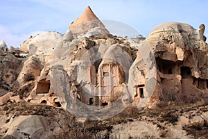 The rose valley in Cappadocia