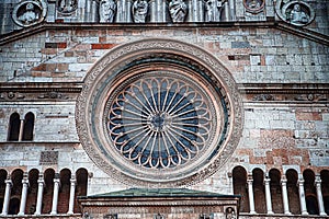 Rose window detail, Italy