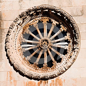 A rose window from St. Saviour Church, Dubrovnik