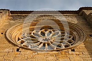 Rose window of Villalcazar de Sirga church