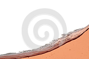 Rose wine splash - close up abstract background