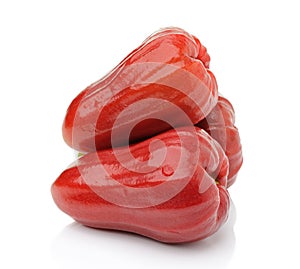 Roseapple isolated on white background