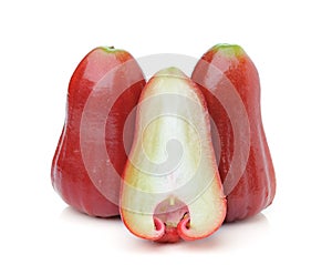 Roseapple isolated on white background