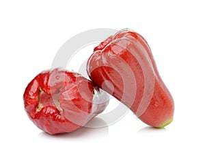 Roseapple isolated on white background